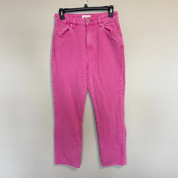 Rolla's The Original High Rise Straight Size 26 Color Pink - Picture 2 of 7
